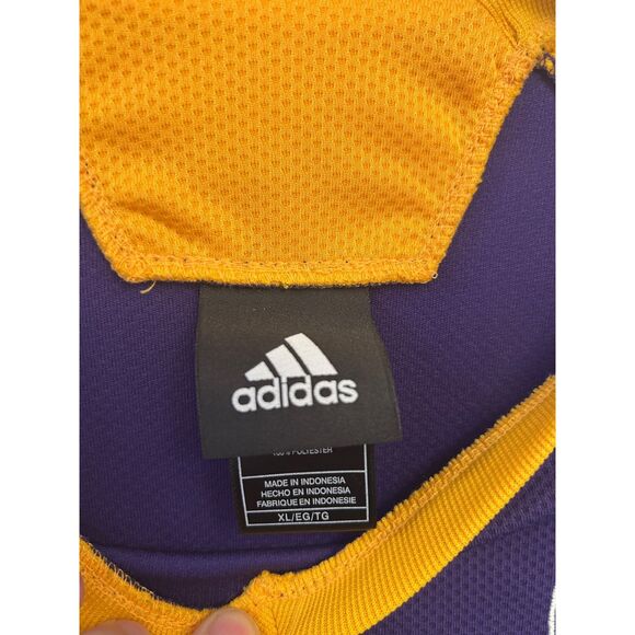Adidas Vintage LA LOS ANGELES SPARKS SHOOTING SHIRT WNBA Jersey Womens XL - Picture 6 of 7